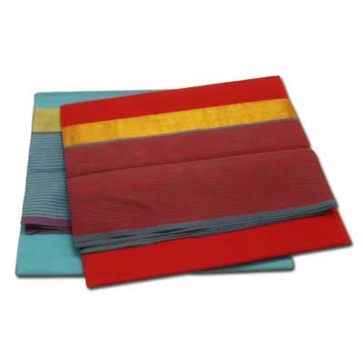 "Chettinadu cotton Sarees Zari Checks SLSM-108 n SLSM-109 (2 Sarees) - Click here to View more details about this Product